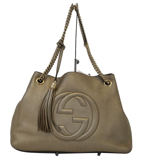 gucci gold buckleblack pebbled leather purse|Gucci leather handbags.